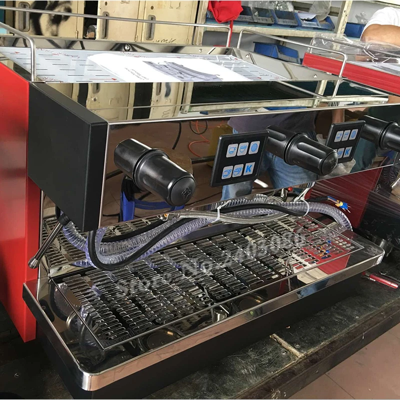 Двойная группа электрический коммерческий Итальянский Эспрессо кофеварка