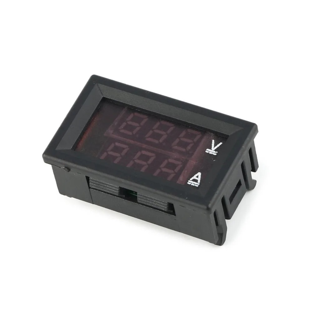 5PCS DC 0-100V 10A LED Digital Display Panel Current Voltmeter Electric Voltage Meter Mini Volt Tester for Auto Car Motorcycle |