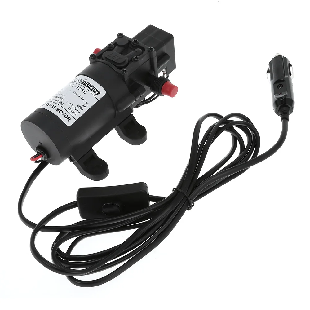 12V 60W High Pressure Cleaning Pump Car Washing Machine Cigarette Lighter Vehicular Wash Device B2 | Инструменты
