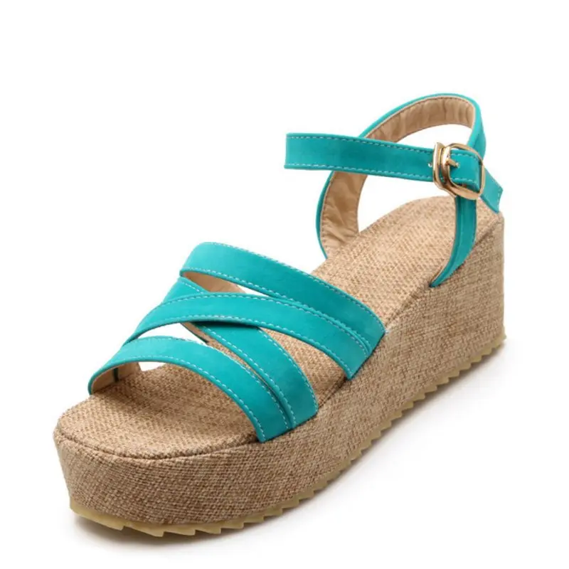 Женщины Мода Толстые Босоножки На Платформе Досуга Панк Обувь Узкая Полоса