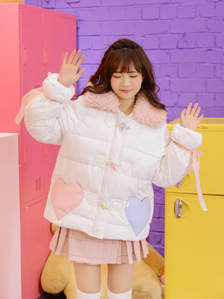 Принцесса сладкий парки в стиле Лолиты зима бабочка галстук с красочными