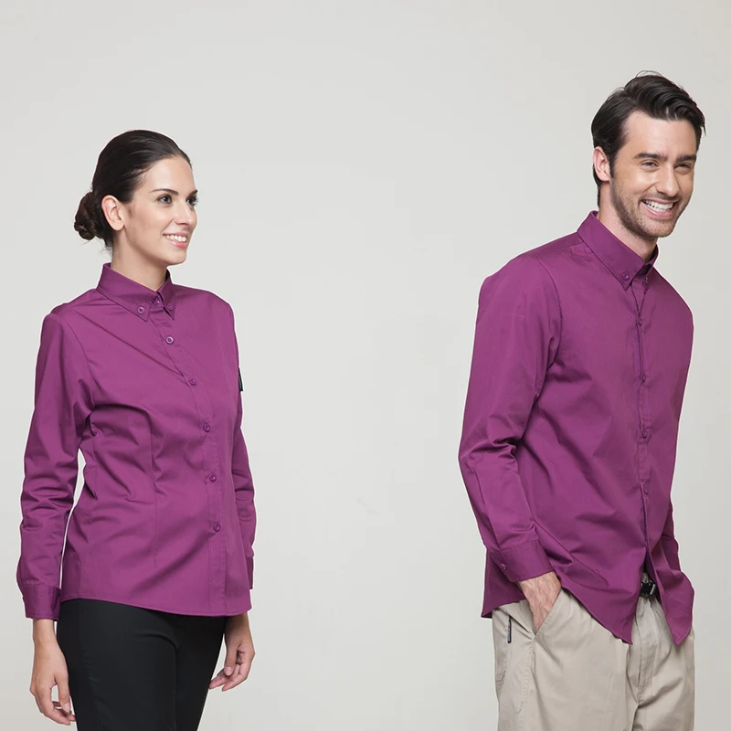 Модная униформа для ресторана отеля женщин официантки классическая блузка