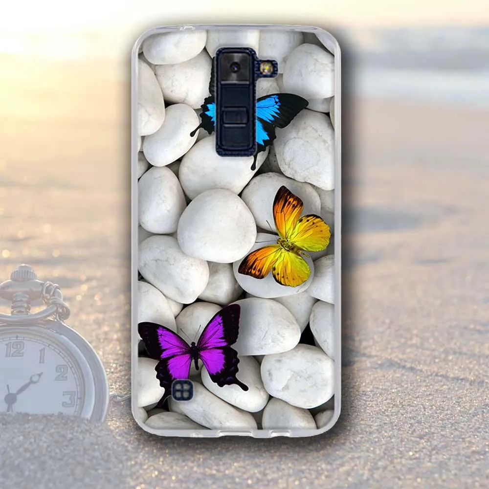 Чехол для телефона LG K8 K350N K350DS LTE K350E Escape 3 K373 Phoenix 2 мягкий силиконовый чехол-накладка для LG K7 K10 Leon Spirit сумки - Цвет: 6