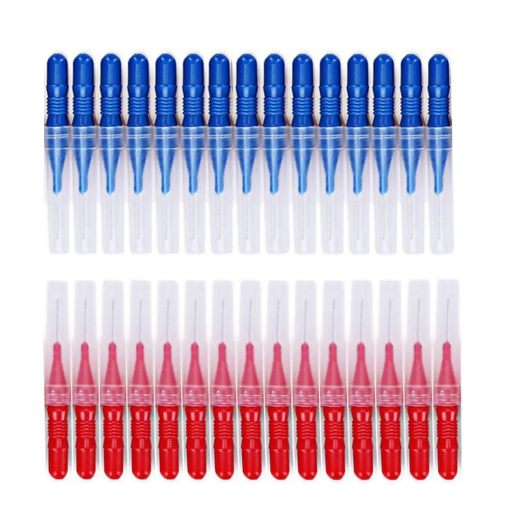 30 шт. уход за полостью рта зуб зубная нить Мягкие пластиковые нити для зубов