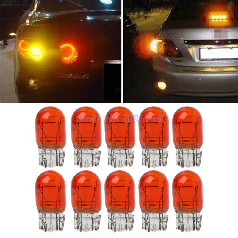 10 шт. AC/DC 12V T20 7443 указатель поворота светильник s машина для резки проволоки