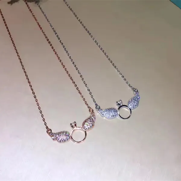 Ожерелье из серебра 925 пробы с фианитом|designer necklace|fashion necklacenecklace designer |