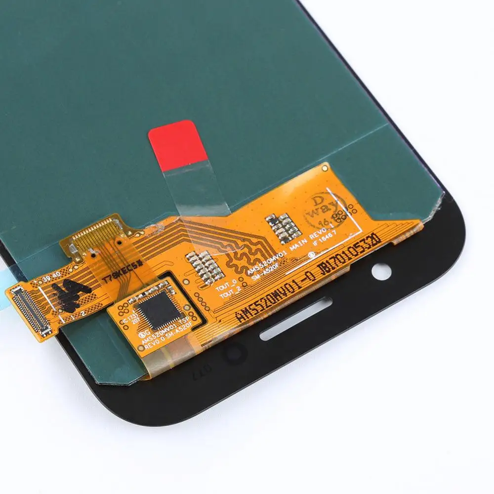 ЖК дисплей для Samsung Galaxy A5 2017 LCD A520 A520F сенсорный экран дигитайзер + инструменты 5