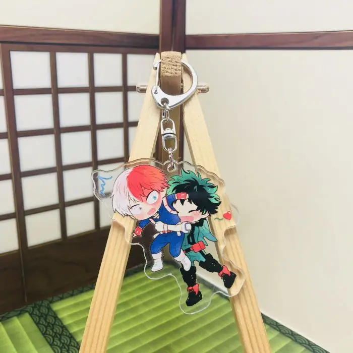 My Hero Academy Японские Аниме фигурки бакуго кацуки OCHACO URARAKA Todoroki акриловые подвески для мобильного телефона/брелок/ремешок D321