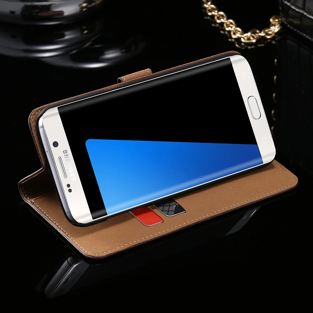 FLOVEME для samsung Galaxy S4 мини чехол классический в ретро стиле флип раскладный кожаный