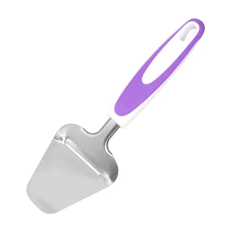Purple Queentime из нержавеющей стали сырный слайсер для масла нарезки терки для теста резак для хлеба торт пицца сервировочный шпатель Кухонные гаджеты - Цвет: Purple