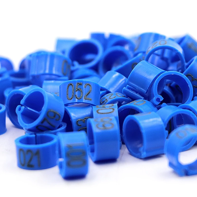 2 Set Of 1-100 Numbered 10mm Poultry Bird Pigeon Duck Chicken Clip Leg Color Foot Rings Pet Management Logo Identification Tool