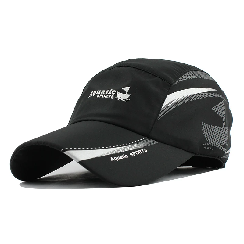 [FLB] унисекс бейсболки летние Snapback дышащие мотоциклетные женские облегающие быстросохнущие мужские wo мужские шляпы для кемпинга F231 - Цвет: F231 Sport Black