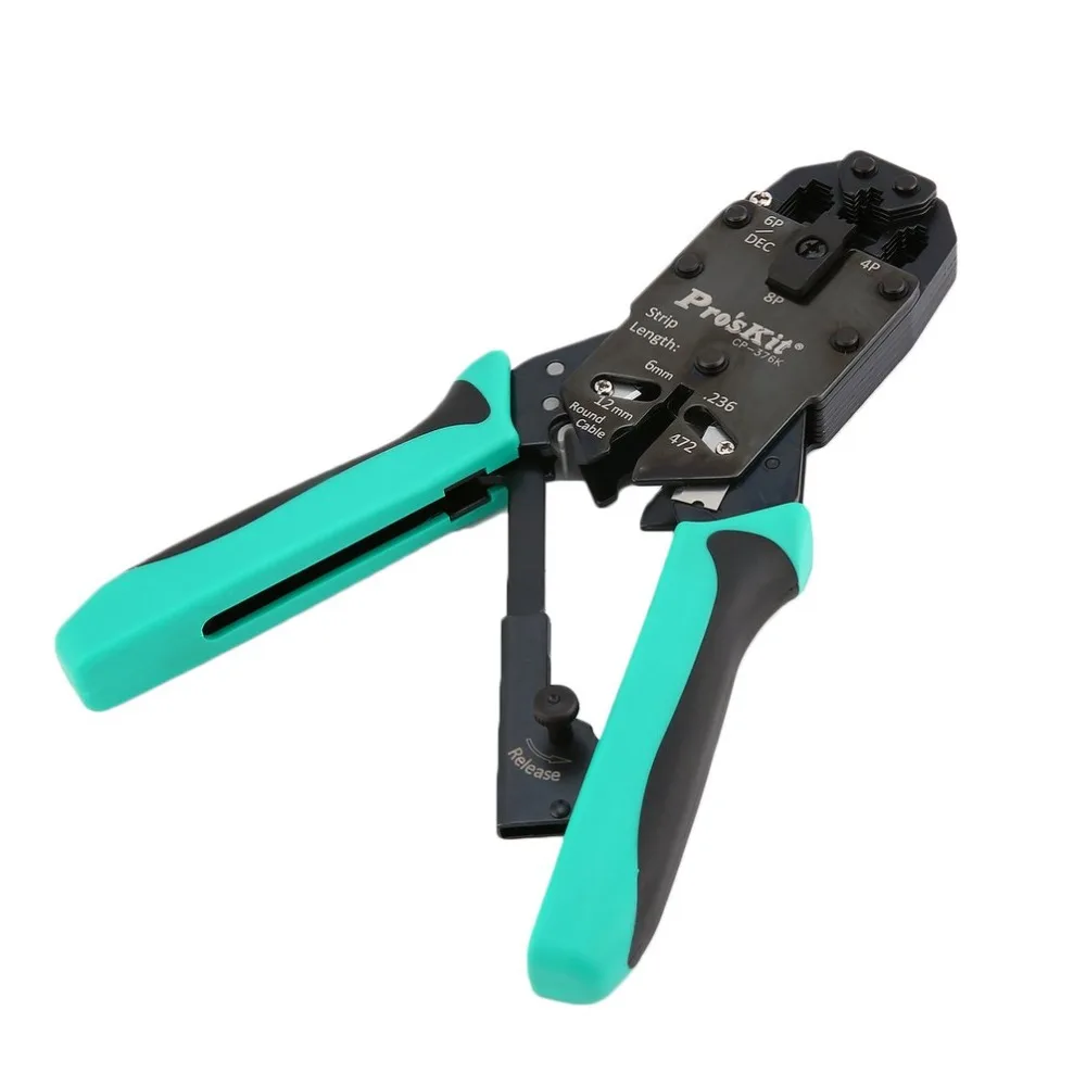 Pro'skit CP-376K P 4/6/8 p обжимной инструмент провода щипцы плоскогубцы резка зачистки