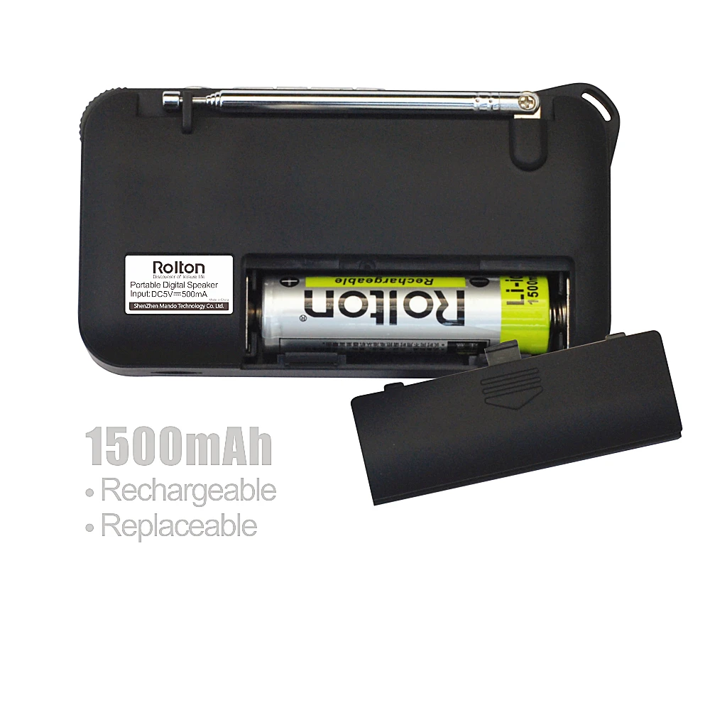 Rolton W405 портативный мини fm радио TF карта USB приемник Mp3 динамик музыкальный плеер