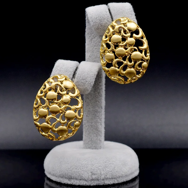Sunny Jewelry Свадебные Уникальные наборы для женщин ожерелье серьги кулон сплав яйцо