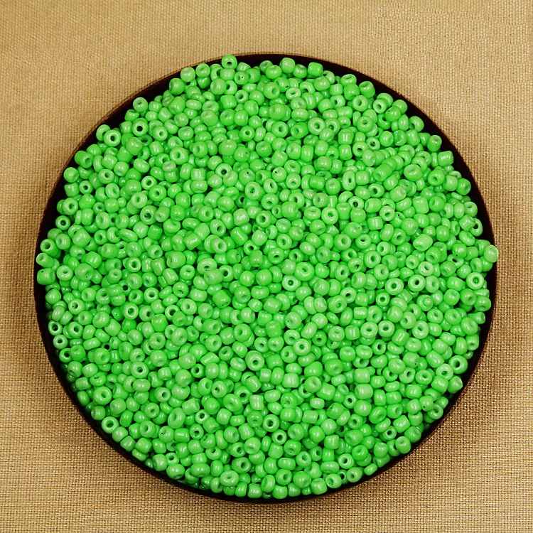 

Factory Frice 80g/lot Neon Colour Green 3mm Glass Seed Loose Spacer Beads for Jewelry Making & DIY Craft