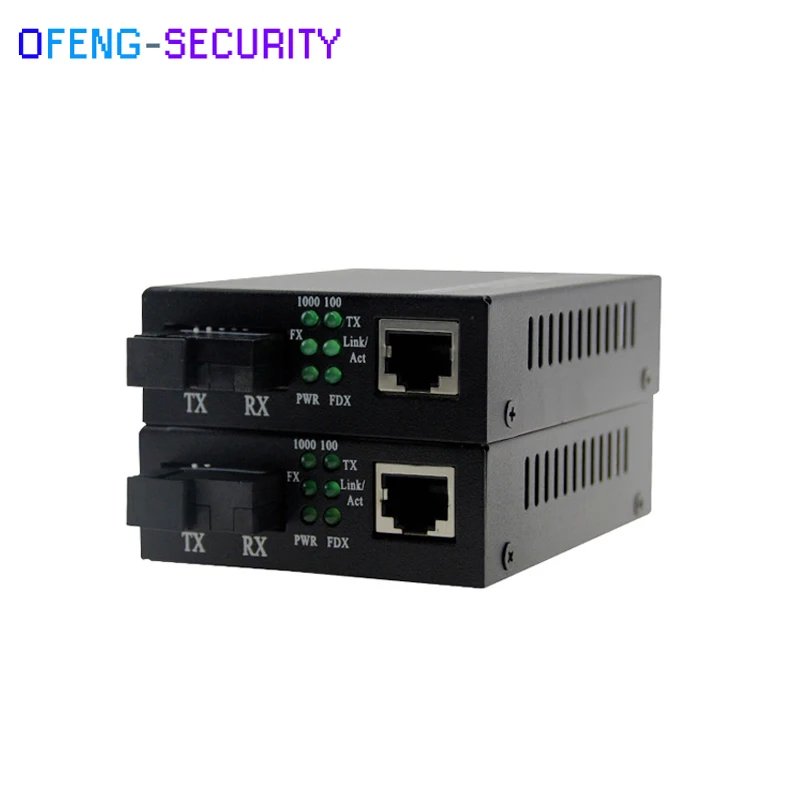 Медиаконвертер ethernet 10/100/1000 м одномодовые одноволоконные