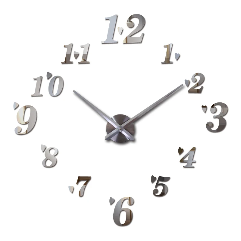 2018 hot sale wall clock diy reloj de pared modern design horloge murale large decorative clocks quartz watch living room brief | Дом и сад
