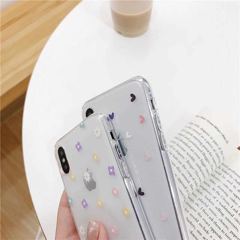 DISCASE Пасхальный Летний чехол для телефона с цветами Iphone 8 P X XR XSMAX 6 S Plus 7 прозрачный