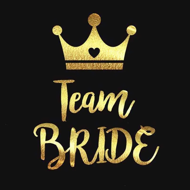 Команда надпись «Bride Tribe» Жених подружки невесты красного вина Стекло тату-наклейка для с надписью "Bride To Be" девичник вечерние свадебные украшения для душа подарок