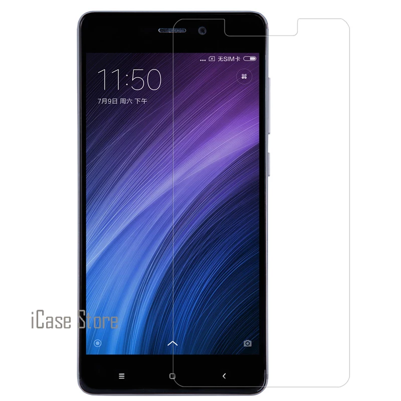 С уровнем твердости 9 H закаленное Стекло Экран протектор дляxiaomi Mi4i пленка
