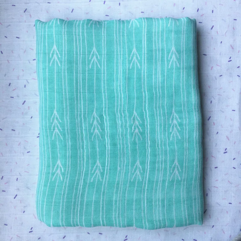 Детское одеяло из бамбукового муслина Хлопковое полотенце с морским дизайном