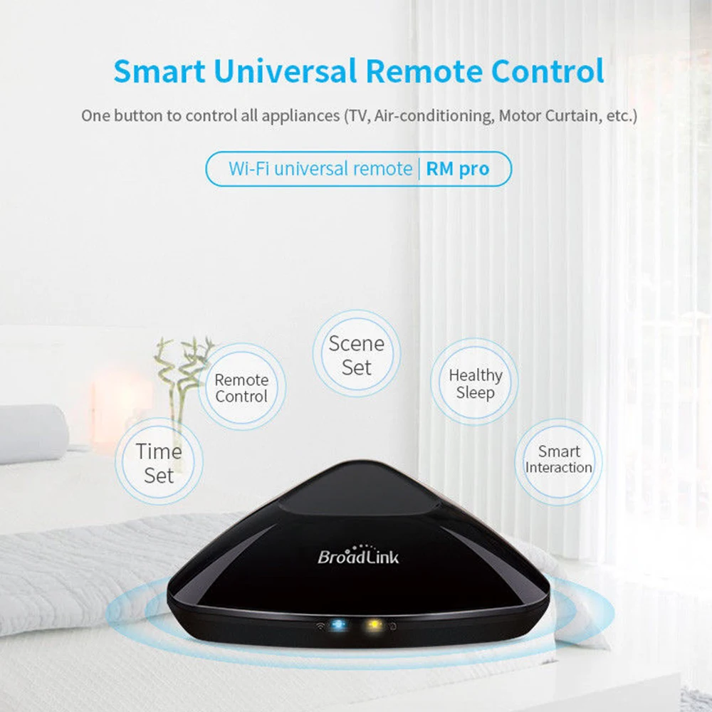 Контроллер Broadlink для умного дома RMPro wi fi переключатель TC2 работает с Alexa Google Home IR + RF