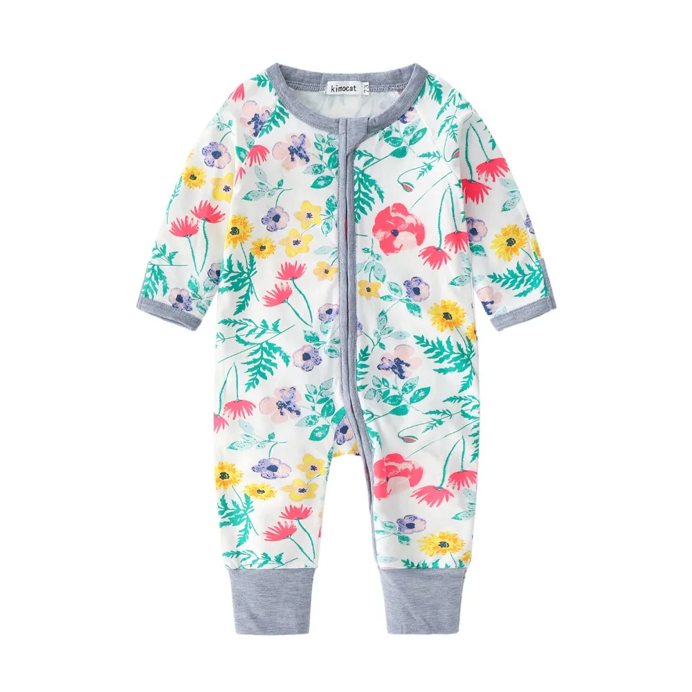 Пустой комбинезон Kimocat для новорожденных демисезонный с длинным рукавом