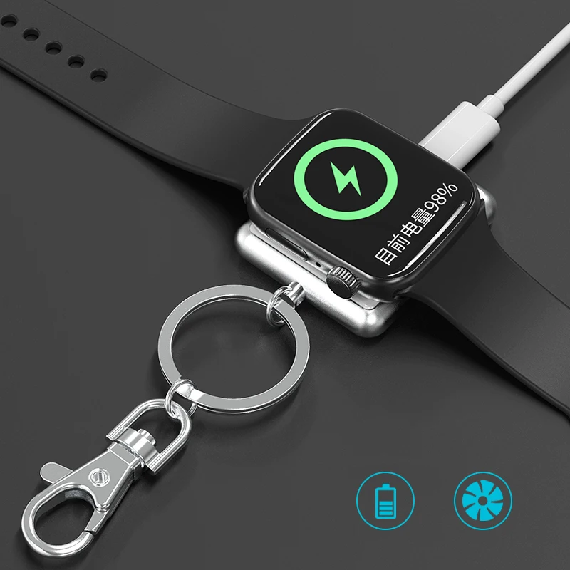 Магнитное Беспроводное зарядное устройство Mini для Apple Watch 4 3 2 1 металлическое +