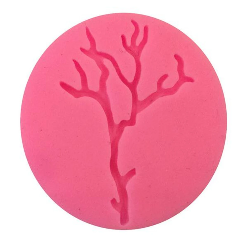 DIY Хэллоуин ветки дэдвуд Жидкая силиконовая форма для торта/Кондитерская