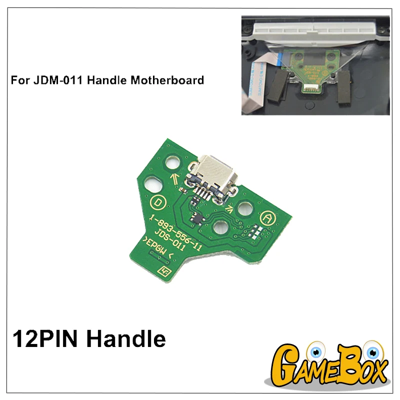 12Pin зарядки Порты и разъёмы гнездо платы для PS4 JDM 011 зарядка через USB Разъем доска
