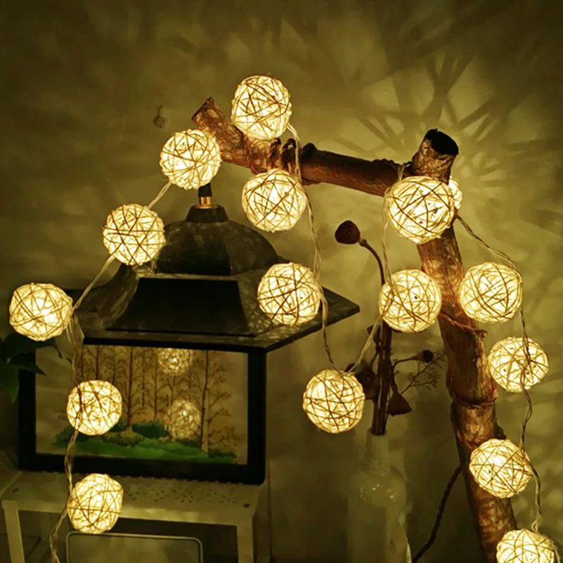 

Goodland 2M LED String Light Fairy Lights LED Garland on Batteries Decorative LED Lights for Decor Christmas Decoration Outdoor