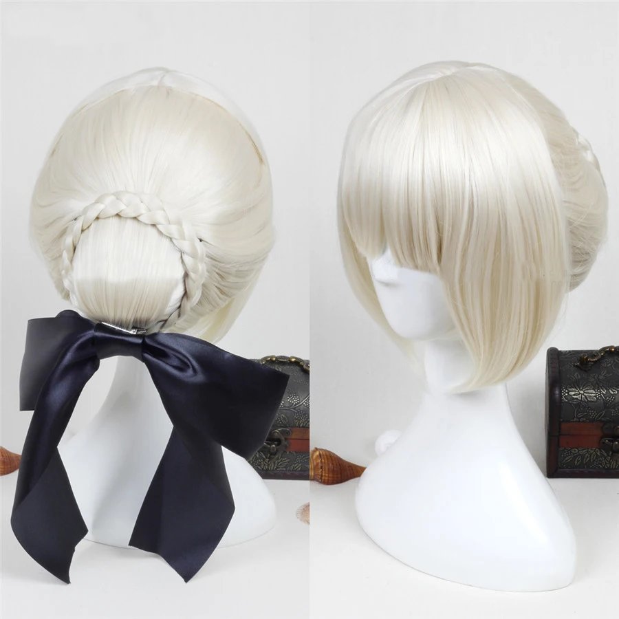 Fate/Grand Order Saber Alter Artoria Pendragon Black косплей парик| |