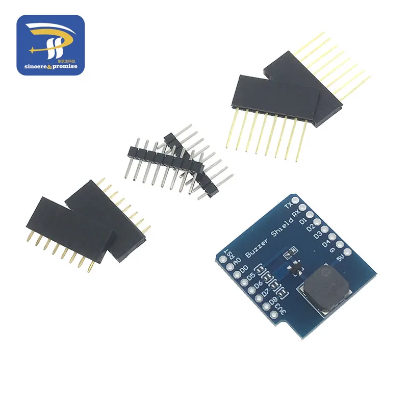 Щит зуммера V1.0.0 ESP8266 D1 mini для модуля Arduino wemos интеллектуальная электроника |