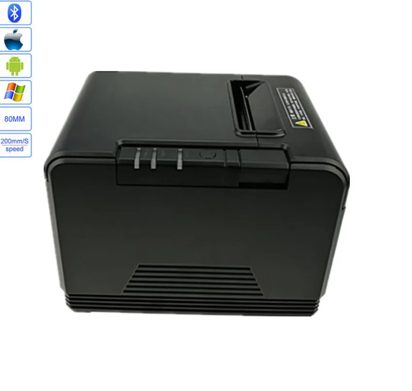 

WholesalHigh quality 80mm Automatic cutting thermal printer receipt machine printing speed USB + Bluetooth interface