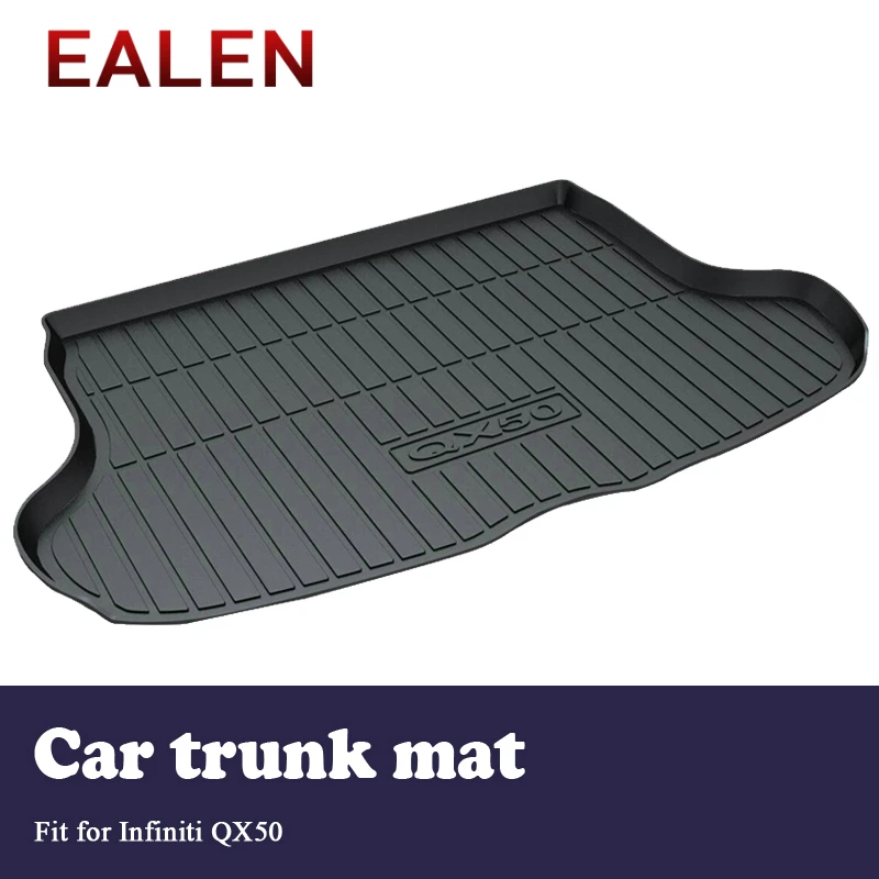 EALEN For Infiniti QX50 Car-styling Boot Liner Tray Waterproof carpet Anti-slip mat Accessories 1Set Car Cargo rear trunk mat