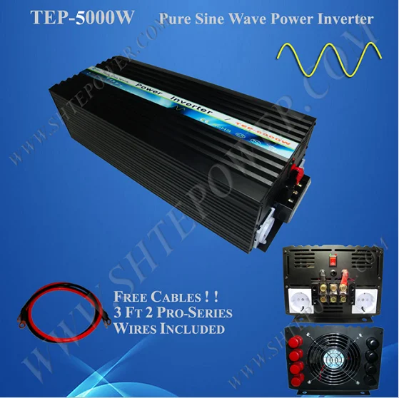 

CE Rohs Approved Peak Power 10KW Rated Power 5000W Pure Sine Wave Inverter