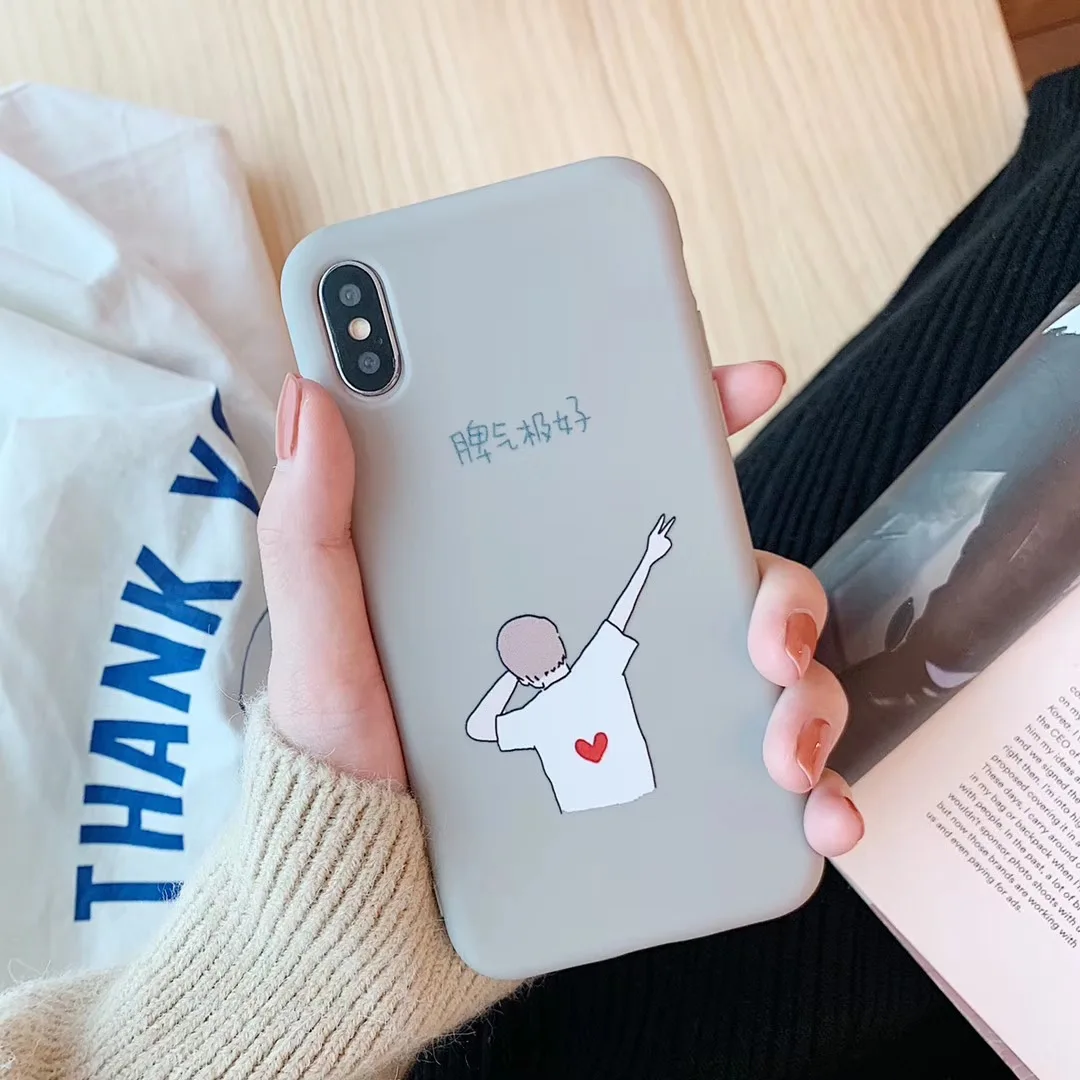 Матовый чехол для iphone xr на айфон 7 дюймов из силикагеля Мобильный телефон X XsMAX 8Plus