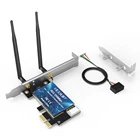 Адаптер Wi-Fi карта для ноутбука Мбитс, с Bluetooth, PCI Express, с антенной 2*5 дБи, Wi-Fi 1200, ethernet, usb, Wi-Fi адаптер Мбитс