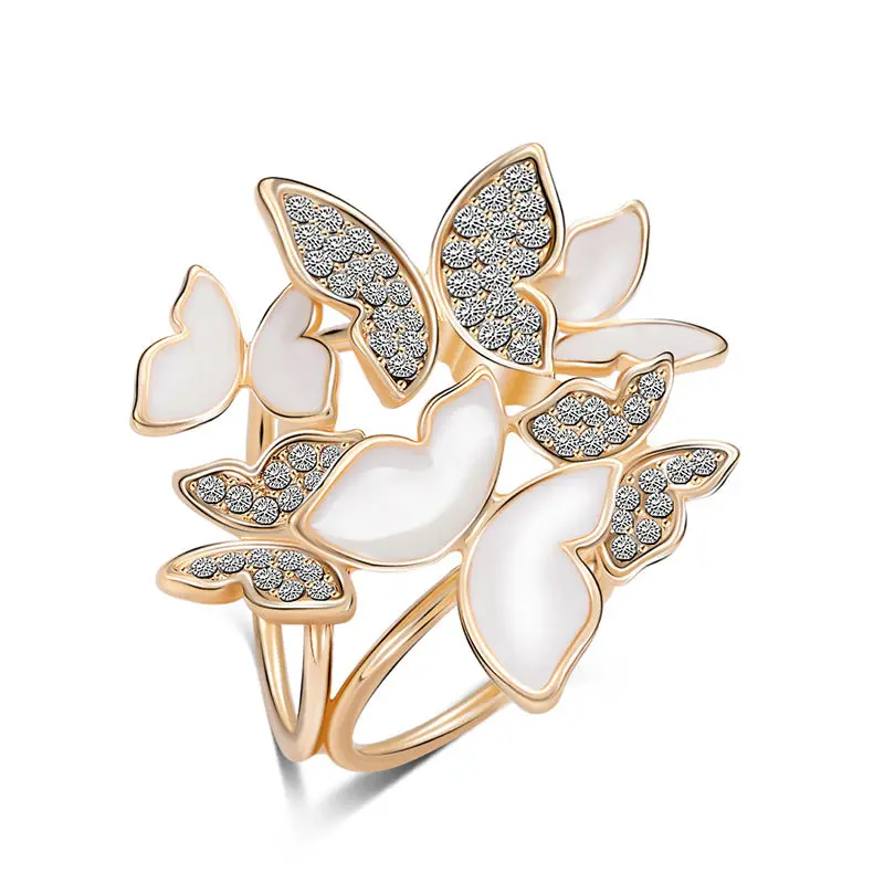 2016 мода позолоченные шарф горный хрусталь кристалл бабочка брошь аксессуары для