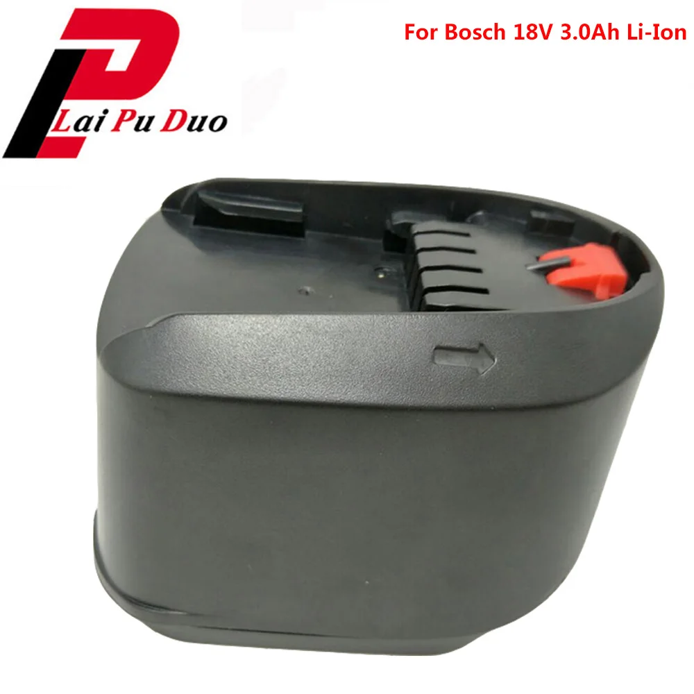 18V 3000mAh литий ионный аккумулятор для Bosch 3.0Ah PSR 18 LI 2 607 336 039 208|Перезаряжаемые