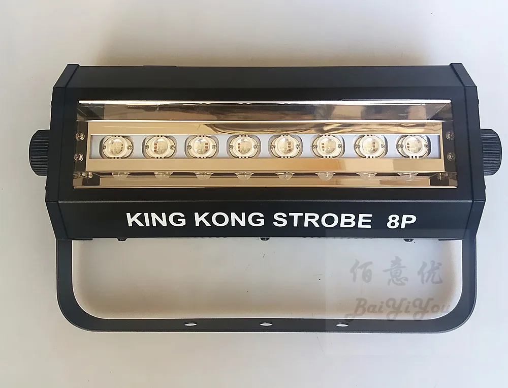 1 шт./лот KingKong 8 шт 20 Вт белый Цвет Led 200W мерцающий светильник для вечерние диско