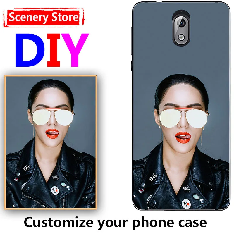 Индивидуальные DIY фото логотип имя Фото чехол для Nokia 3 1 2018 TA 1063 1057 5 2 дюйма Чехол