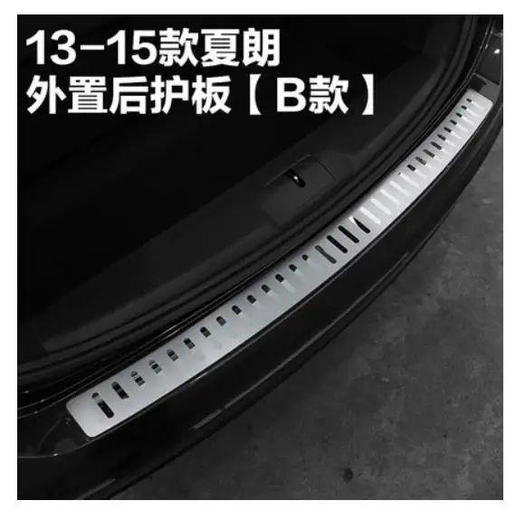 Автомобильные аксессуары 304 Внутренний Внешний протектор заднего бампера из