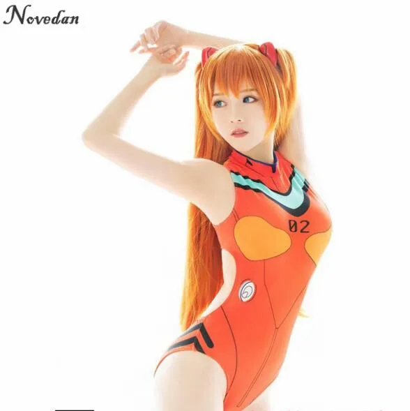 Evangelion купальник для косплея, слитный купальник EVA SUKUMIZU Asuka/AYANAMI/Makinami, купальный костюм, костюмы