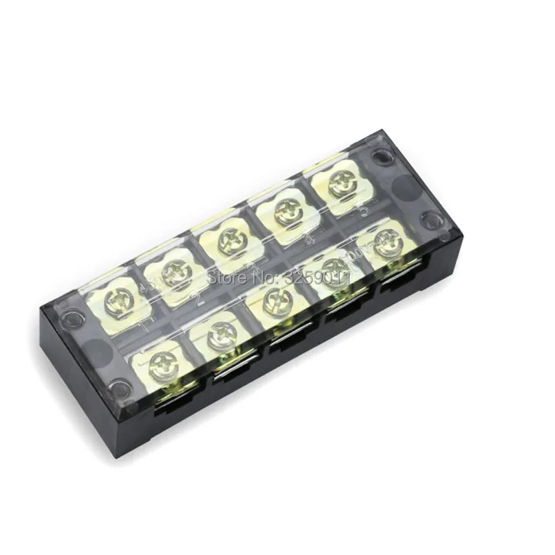 

25 шт., двухрядные клеммные колодки TB-4505 TB45A5P Suyep 600 в 45 А