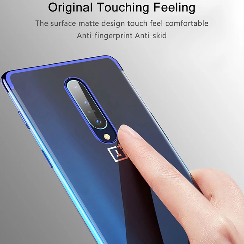 Чехол для телефона Oneplus 7 Pro мягкий силиконовый чехол прозрачный Oneplus7 pro OnePlus 6t 6