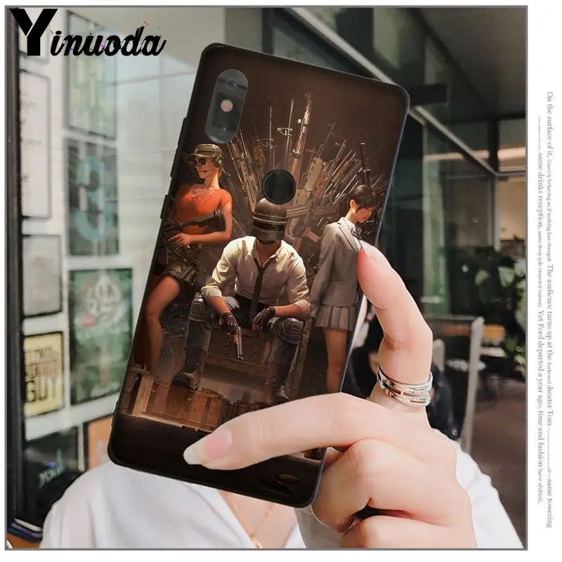 Yinuoda PUBG рукоделие принт рисунок чехол для телефона крышка оболочки для Xiaomi mi 8 SE 6 Примечание 3 mi X 2 2 S Примечание 3 крышка - Цвет: A16