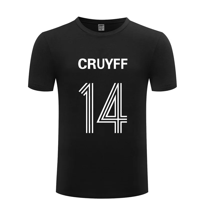 Мужская футболка с принтом JOHAN CRUYFF хлопковая коротким рукавом и круглым вырезом
