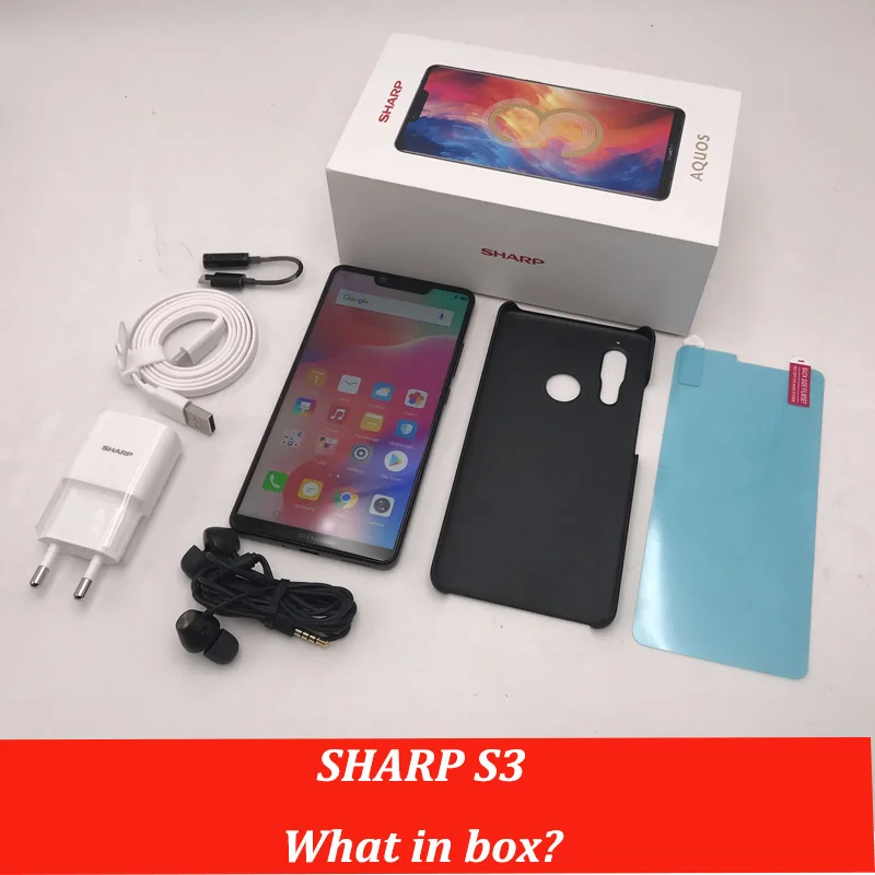 Оригинальная глобальная версия SHARP AQUOS S3 4 GB 64 Quick Charge 3 0 смартфон Octa Core 6 'ཌMP NFC